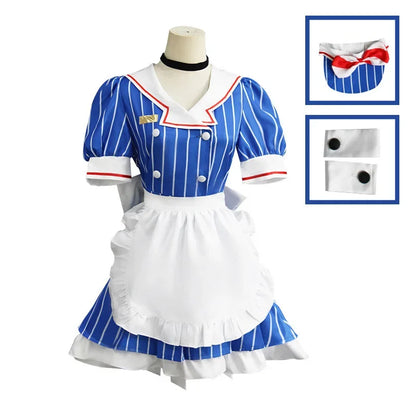 7PCS  Miku Cosplay Costumes
