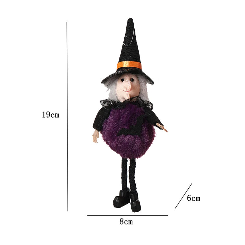 Witch Ghost Plush Doll Pendant for Kids 1/2pcs - Festivewarehouse™