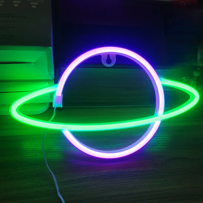 Halloween Bat Spirit LED Neon Wall Decor - USB or Battery Powered
