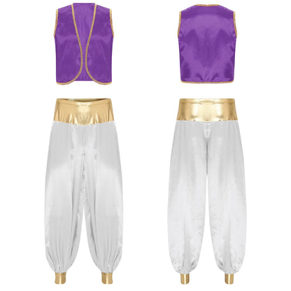 Men Arabian Prince Outfit Aladin Cosplay Costume