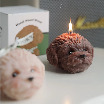 Teddy Dog Aromatherapy Cute Atmosphere Fragrance Animal Candle