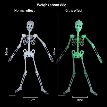 30/90/150CM Hanging Luminous Skeleton Full Body