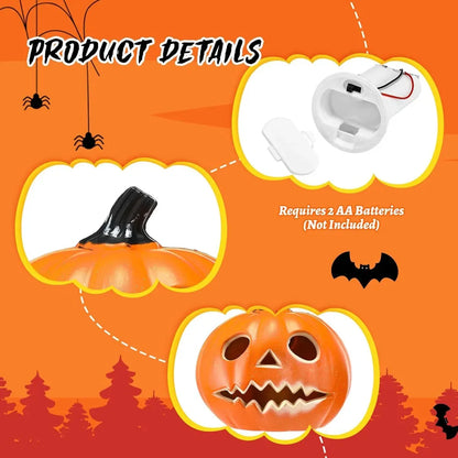 1PCS Scary Halloween Pumpkin Lantern