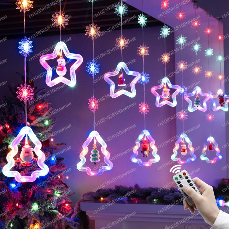 Christmas Themed LED string lights