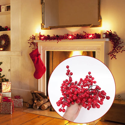 Christmas Decor - Artificial Flowers & Greenery, Gift Decor - Decorative Wreath for Home & Holiday