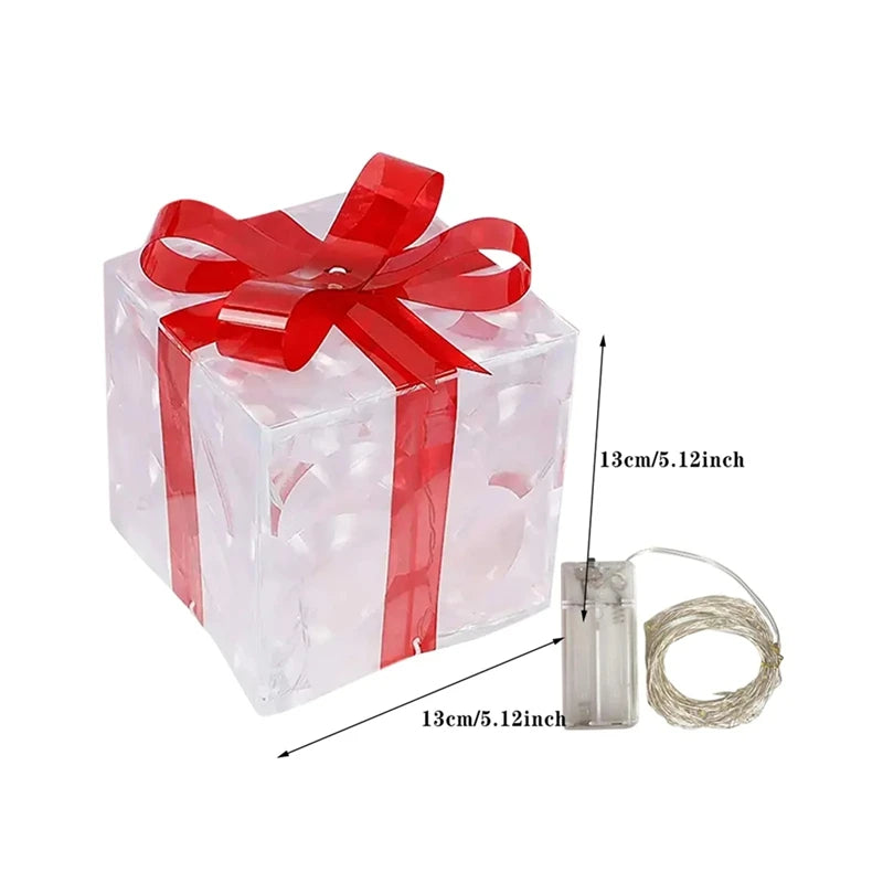 Outdoor Glowing Gifts Box Decoration