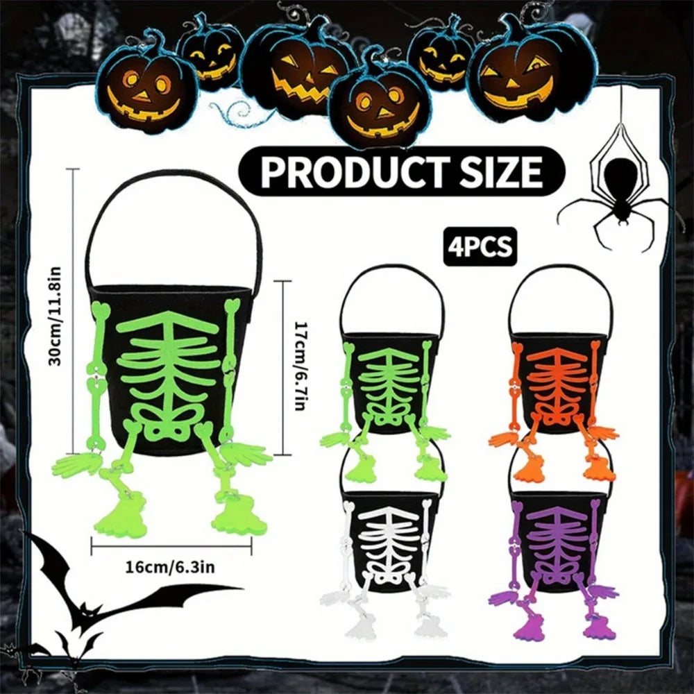 Halloween Felt Candy Bucket Trick or Treat