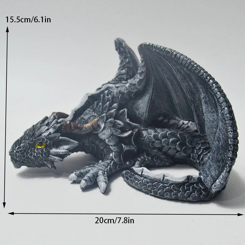 Garden Big Squatting Dragon Sculpture