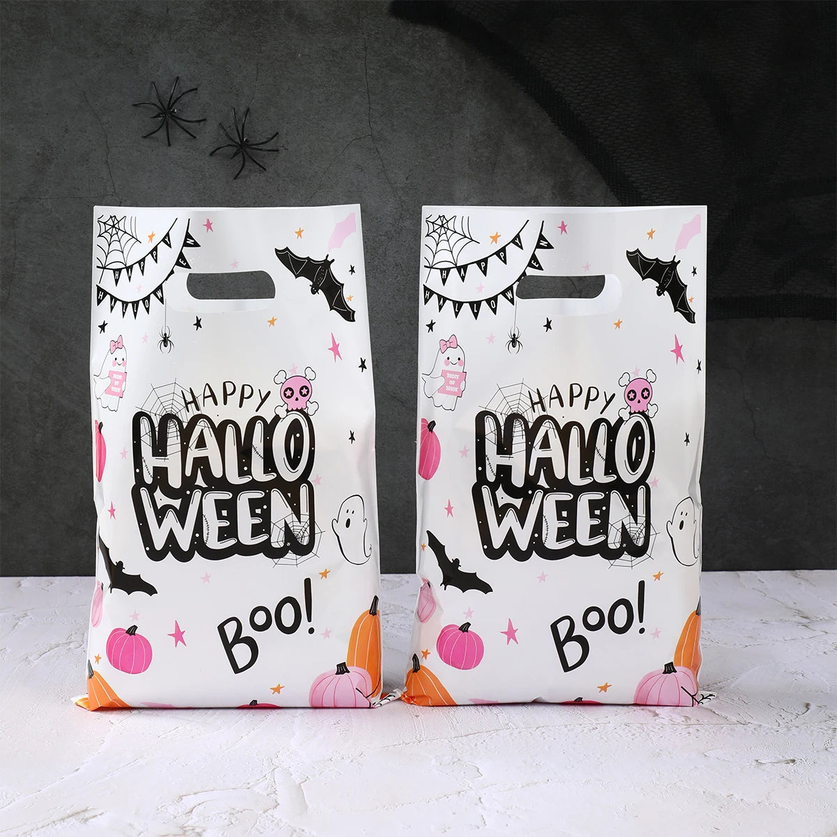 Pink Ghost Halloween Handy Gift Bags - Festivewarehouse™