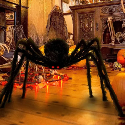 30cm/50cm/75cm/90cm/125cm/150cm/200cm Halloween Giant Black Spider