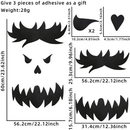 Halloween decoration room door stickers