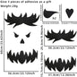 Halloween decoration room door stickers