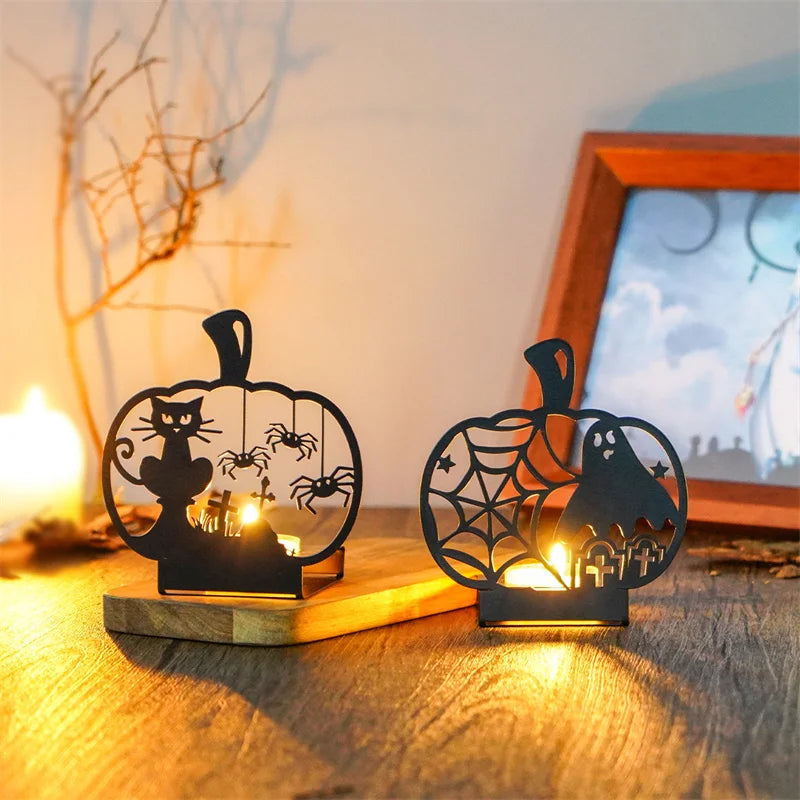 Spooky Halloween Candle Holder Decoration