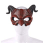Horns Devil Half Face Mask