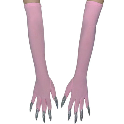 Cool Halloween gloves Green Ghost claws