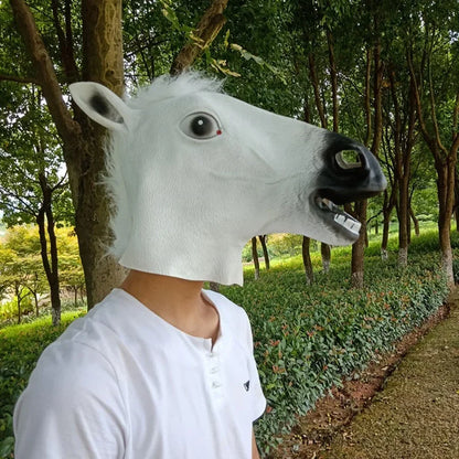 Horse Head Mask Cosplay Costume