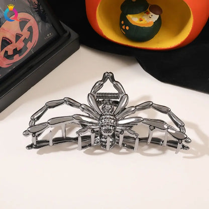 1Pcs Halloween Black Spider Hair Claw Clips