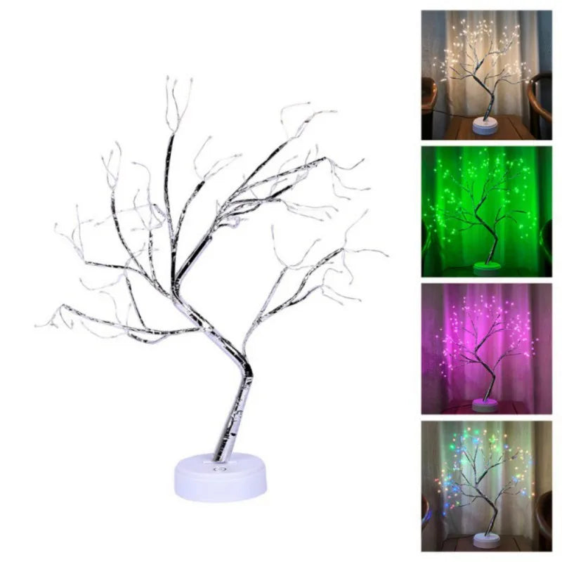 108 LED Copper Wire TabletopTree String Lights