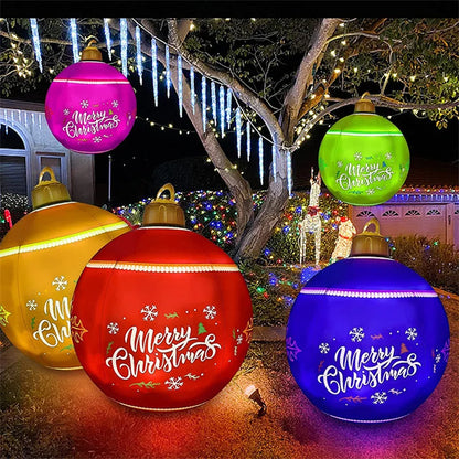 60CM Outdoor Christmas Inflatable Decorated Ball