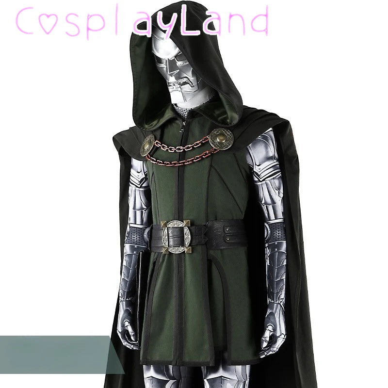 Black Doom Cosplay Costume Adult