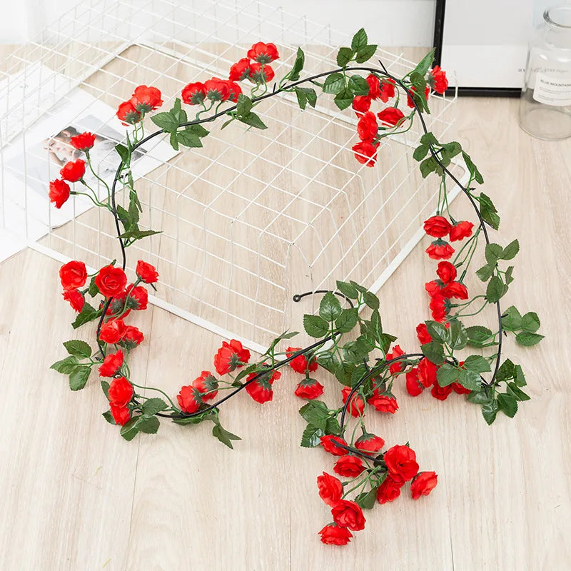 250CM Rose Artificial Flower Garland