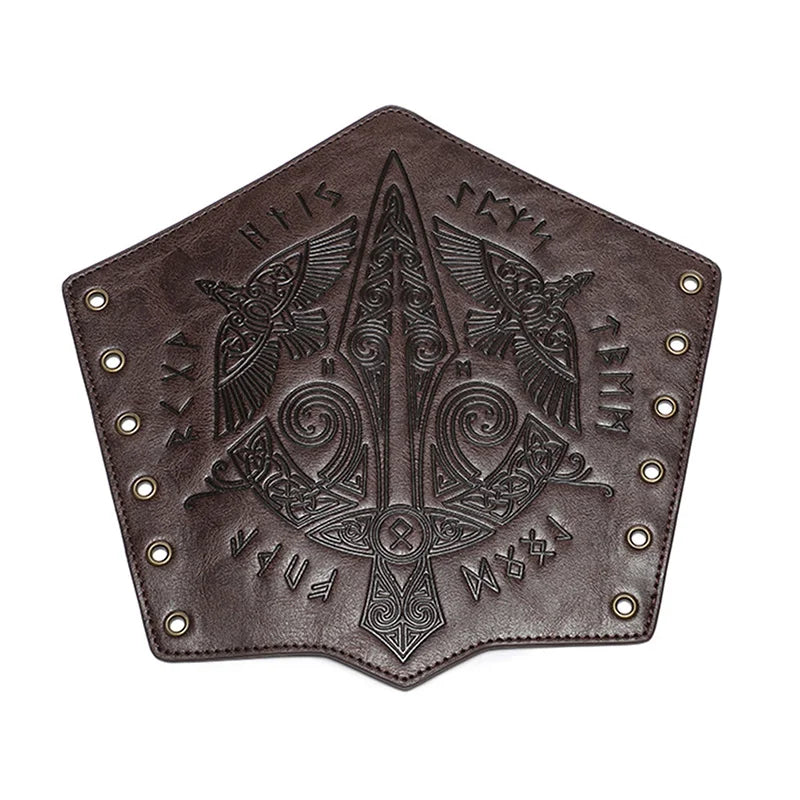 Medieval PU Leather Gauntlet Wristband