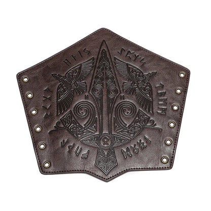 Medieval PU Leather Gauntlet Wristband