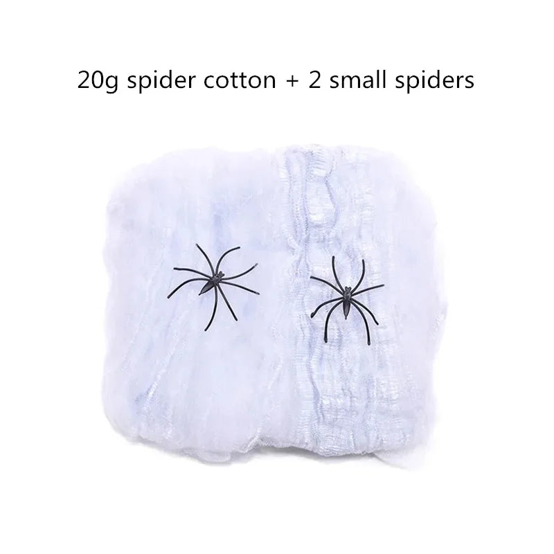 Halloween Decoration White Spider Web