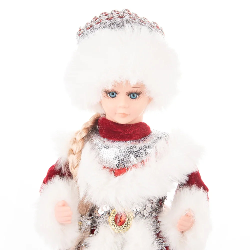 Santa Claus Boy Girl Russian Electric Music Doll