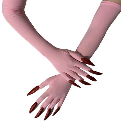 Cool Halloween gloves Green Ghost claws