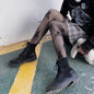 Sexy Black Spider Web Mesh Pantyhose