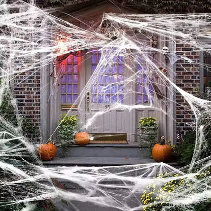 Halloween Decoration White Spider Web