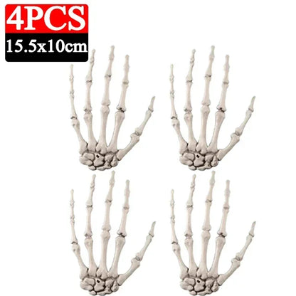 Scary Skull Hand Realistic Skeleton