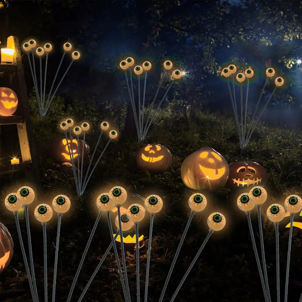 Ghost Eyeball Stake Light Bleeding Eyeballs Firefly Solar Lights for Yard