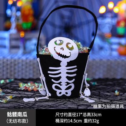 Halloween Theme Candy Bucket Bag