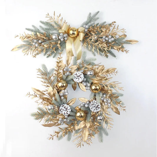 Christmas Wreath - Elegant Seasonal Decor - Decorative Wreath for Home & Holiday