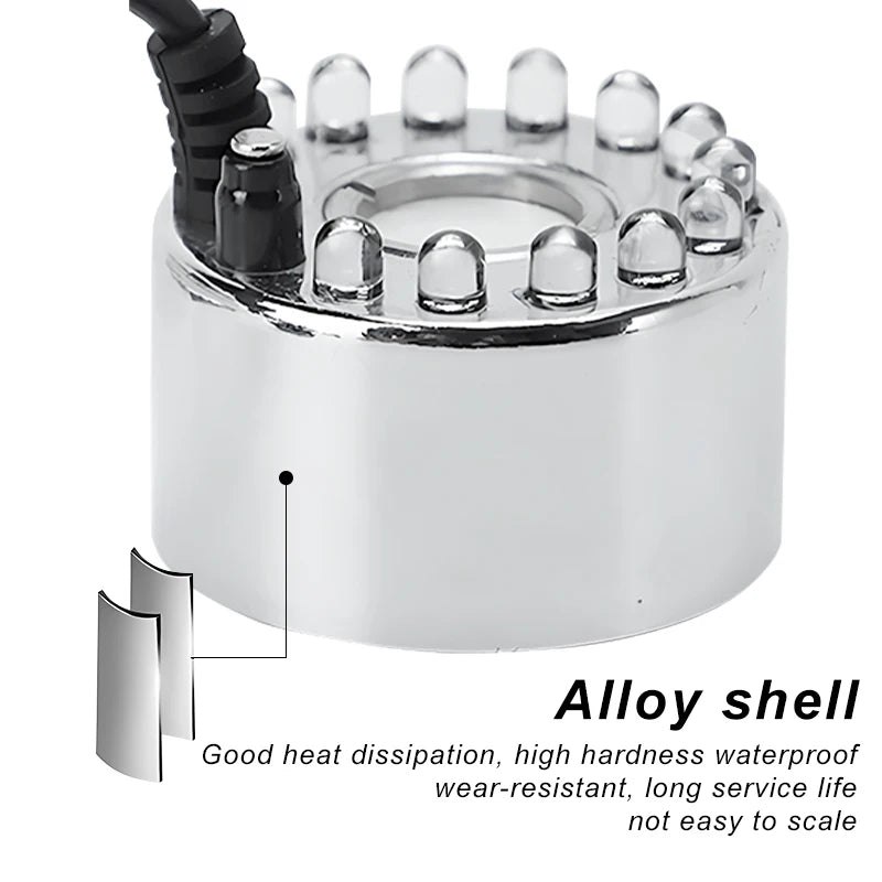 Party Mist Maker Water Pond Fountain Fogger 12 LED