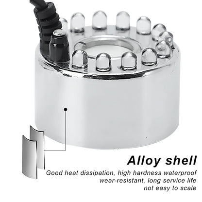 Party Mist Maker Water Pond Fountain Fogger 12 LED