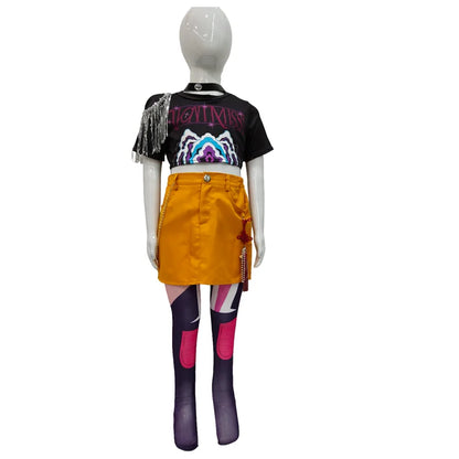 Kids Kpop Demon Rumi Zoey Mira Suit