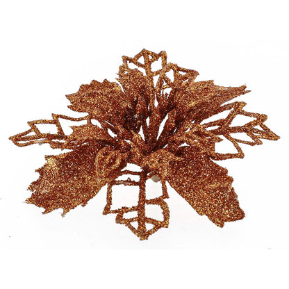 Artificial Flower Hollow Ornaments – Christmas Tree Decor