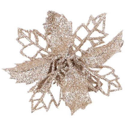 Artificial Flower Hollow Ornaments – Christmas Tree Decor