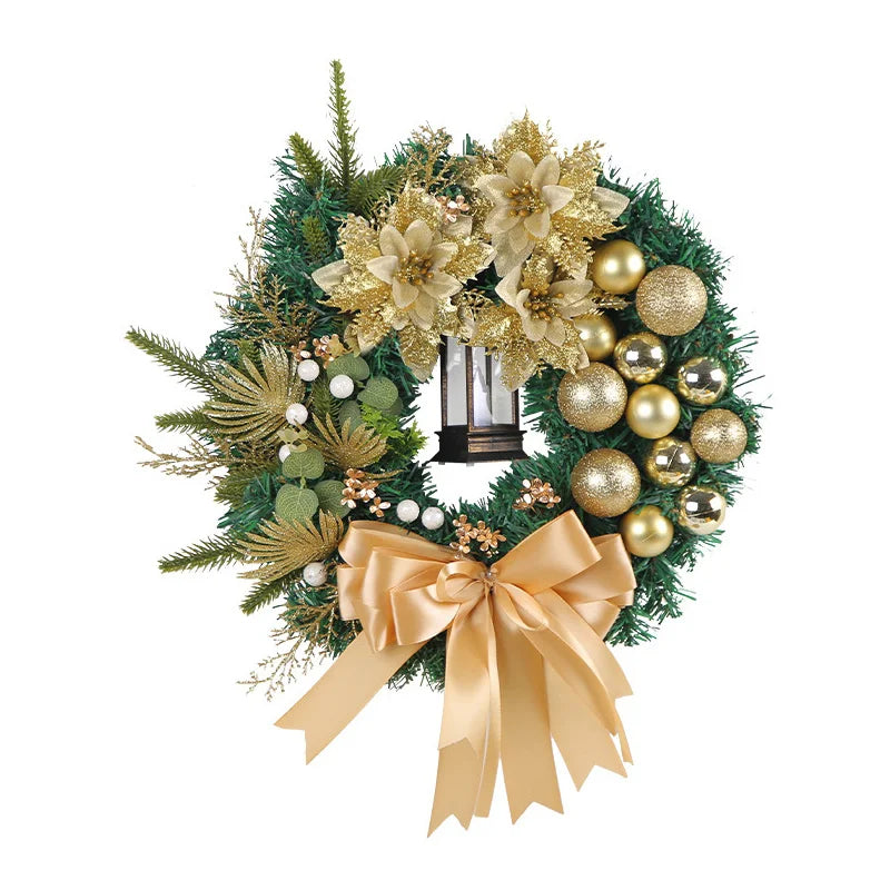 Christmas Wreath - Elegant Seasonal Decor - Decorative Wreath for Home & Holiday