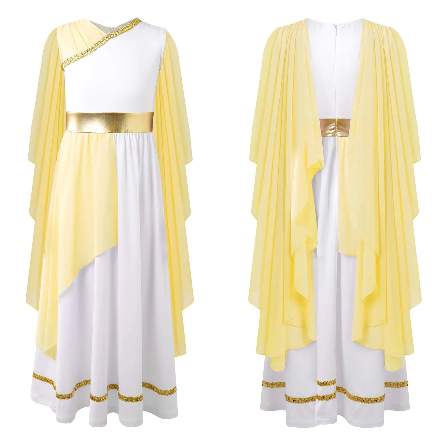 Girls Athena Costume Greek Princess Dress