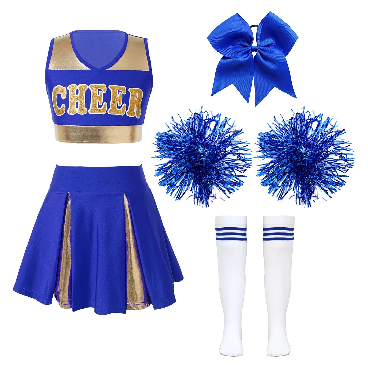 Girls Cheerleader Costume