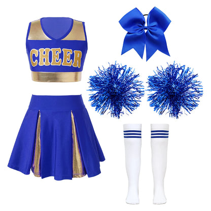 Girls Cheerleader Costume