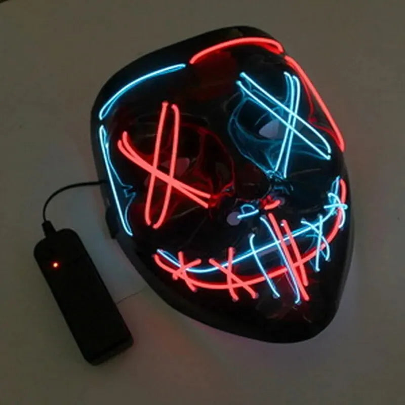 LED Dual Color Glowing Masks