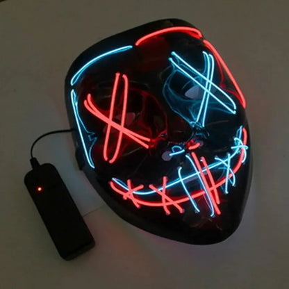 LED Dual Color Glowing Masks
