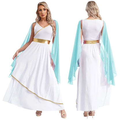Womens Ancient Greek Toga Goddesses Costume