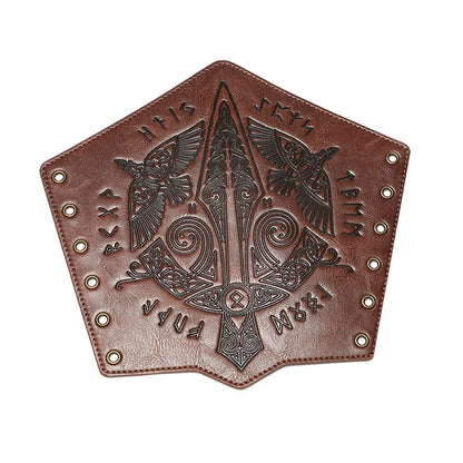 Medieval PU Leather Gauntlet Wristband