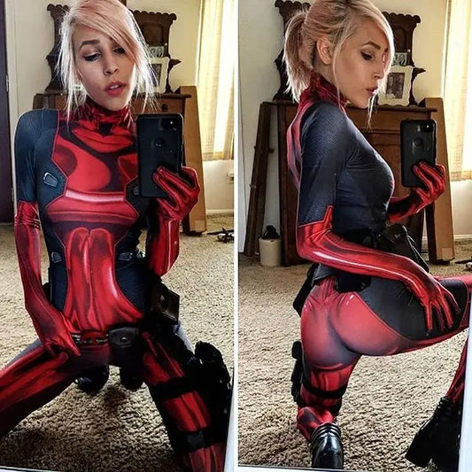 Lady Deadpool Cosplay Costume